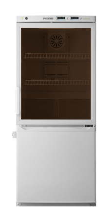 Холодильник лабораторный комбинированный Pozis ХЛ-250-1 (170 л/80 л) (стекло/металл, арт. 262TV)
